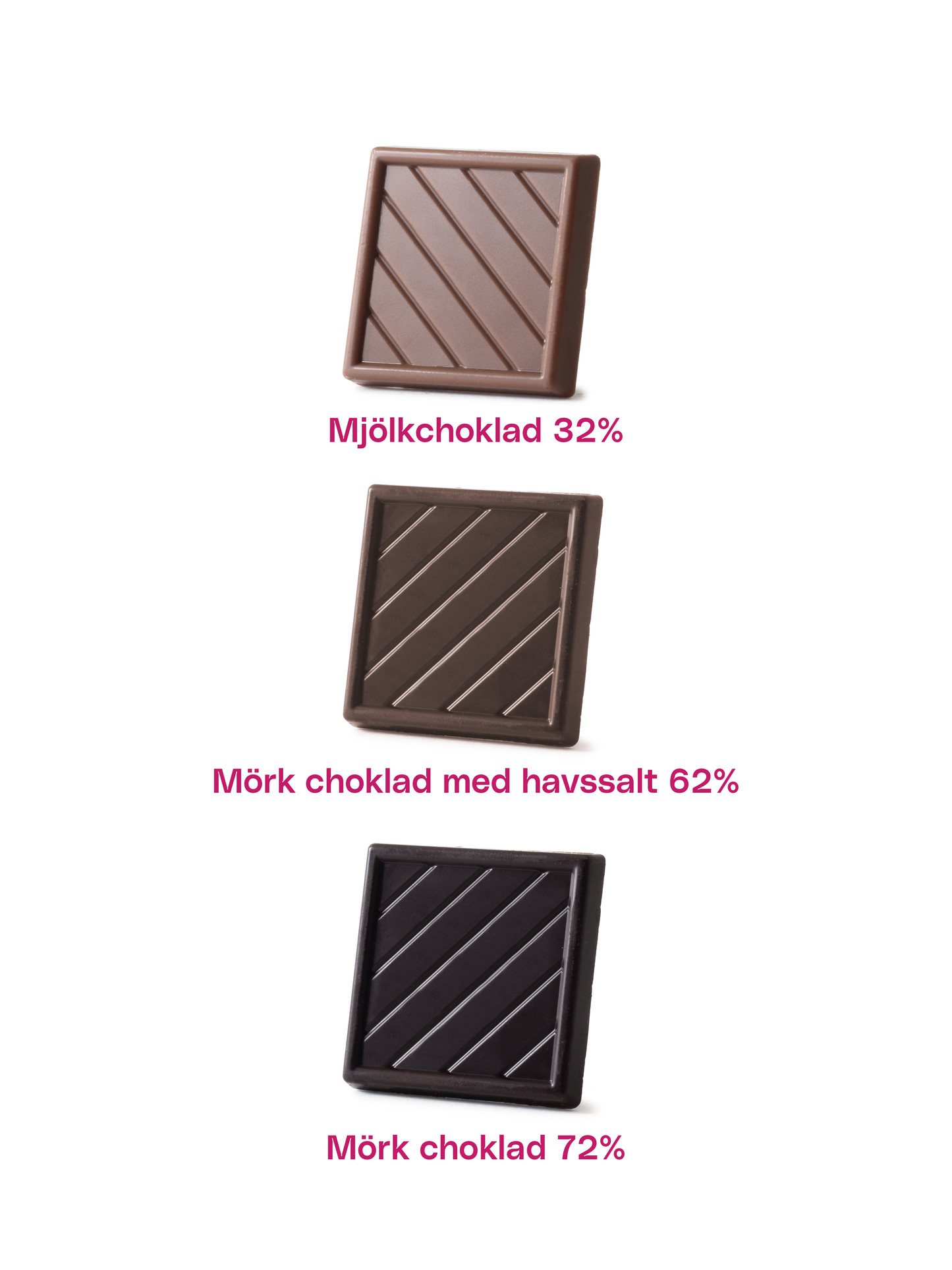 Chokladkvadrater 5g Eko & Fairtrade Quick